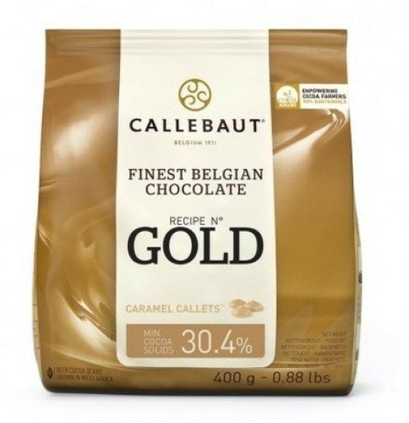 Fehércsokoládé karamellel 400 g Callebaut Gold