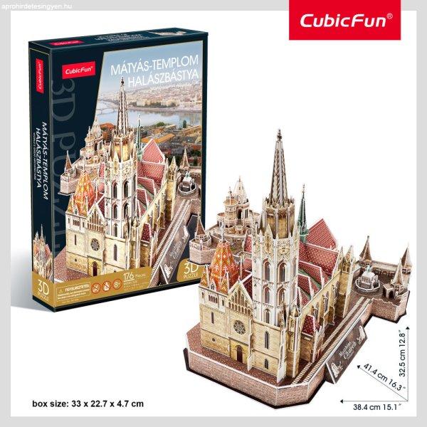 3D puzzle: Mátyás templom / Halászbástya Cubicfun 3D híres magyar épület
makettek 