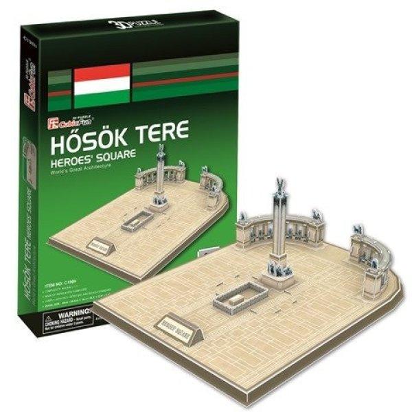 3D puzzle: Hősök tere CubicFun 3D puzzle magyar épület makettek