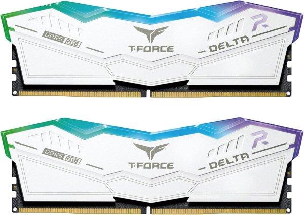 TeamGroup 32GB DDR5 5600MHz Kit(2x16GB) Delta RGB White