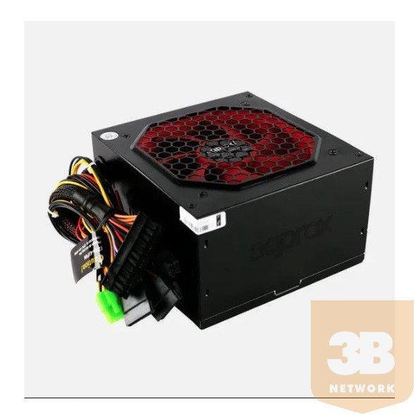 APPROX Tápegység - 500W LITEBV2 (12cm fan, passzív PFC, AC kábellel)