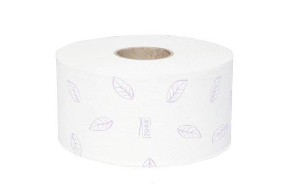 Toalettpapír, T2 rendszer, 3 rétegű, 18,7 cm ámérő, Premium, TORK
"Mini Jumbo", fehér
