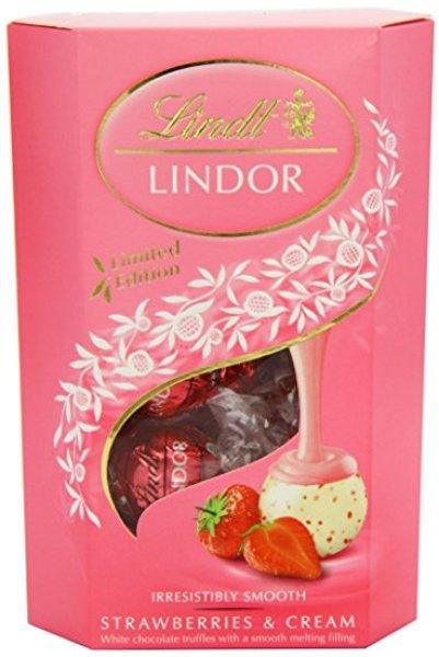Lindt Lindor 200G White Strawberries Cream LNPR1215