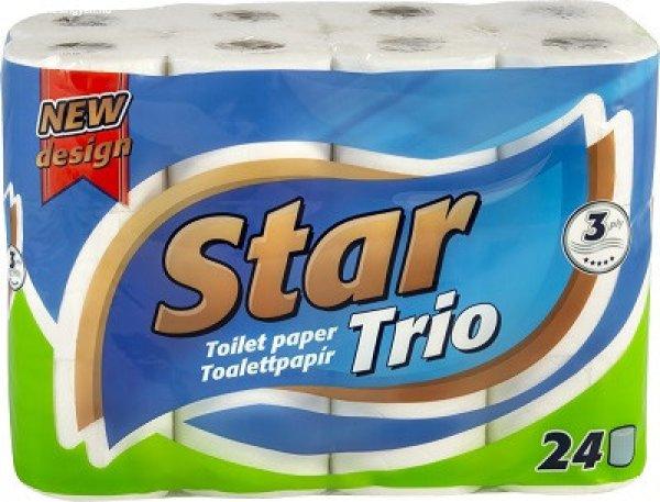 Star Trio Wc Papír 24 Tek. 3 Rét.