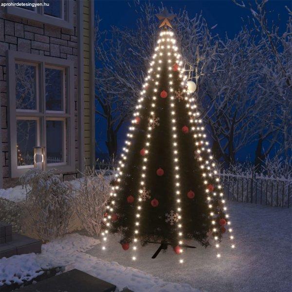 Karácsonyfa-fényháló 300 hideg fehér LED-del 300 cm