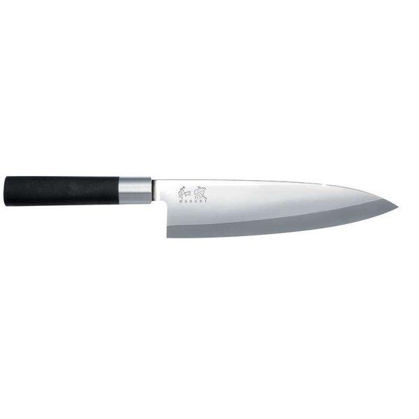 KAI Wasabi Black Deba kés - 21cm