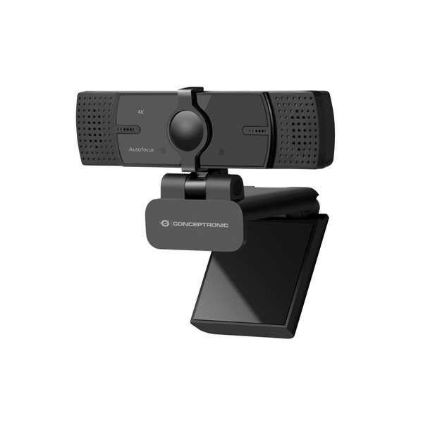 Conceptronic Webkamera, AMDIS08B (3840x2160 képpont, Auto-fókusz, 60 FPS,
120° betekintési szög, mikrofon)
