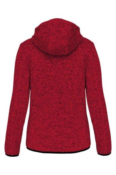 Proact cipzáras kapucnis vastag Női pulóver bolyhos belsővel PA366, Red
Melange-XS