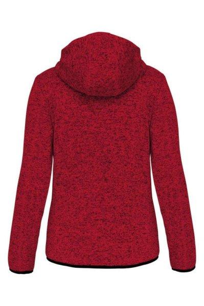 Proact cipzáras kapucnis vastag Női pulóver bolyhos belsővel PA366, Red
Melange-L