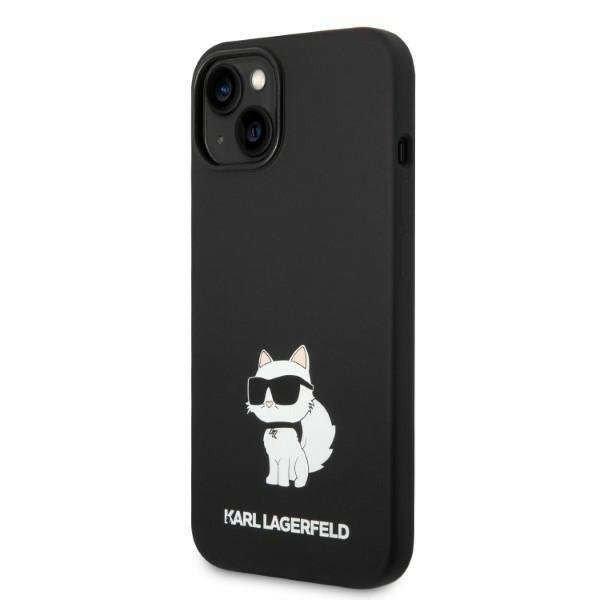 Apple iPhone 14 Plus Karl Lagerfeld Silicone Choupette MagSafe tok -
KLHMP14MSNCHBCK, Fekete