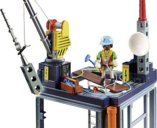 Playmobil Kezdő készlet Városi forgatag - Építkezés csörlővel