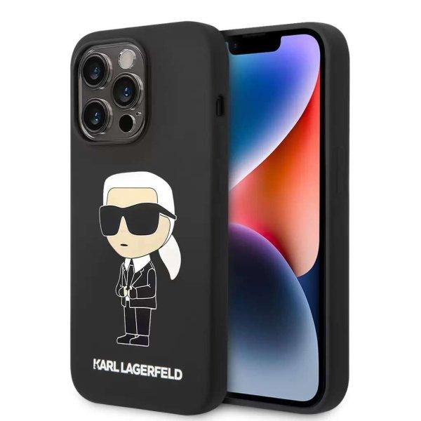 Karl Lagerfeld tok fekete KLHCP15XSNIKBCK Apple Iphone 15 Pro Max készülékhez