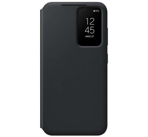 Samsung Galaxy S23 Smart View Wallet, gyári flip tok, fekete, EF-ZS911CB