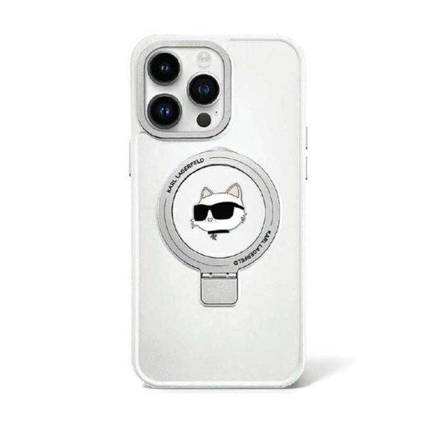 Karl Lagerfeld Ring Stand Choupette Head MagSafe - iPhone 15 Plus telefontok
fehér