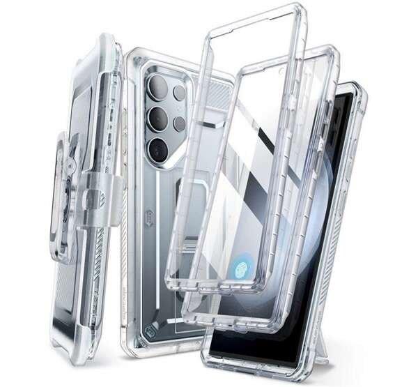 SUPCASE UNICORN BEETLE PRO műanyag telefonvédő (360°-os védelem, erős
ütésállóság, műanyag előlap) ÁTLÁTSZÓ Samsung Galaxy S24 Ultra
(SM-S928)