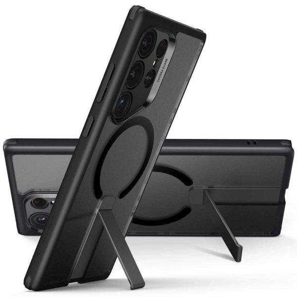 ESR Flickstand Boost Halolock tok Samsung Galaxy S24 Ultra - Átlátszó és
fekete