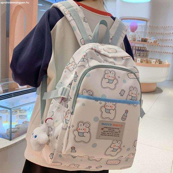 Dollcini, elegáns iskolatáska, hátizsák, stílusos hétköznapi táska,
Travel, College iskolai táska, 425522, kék