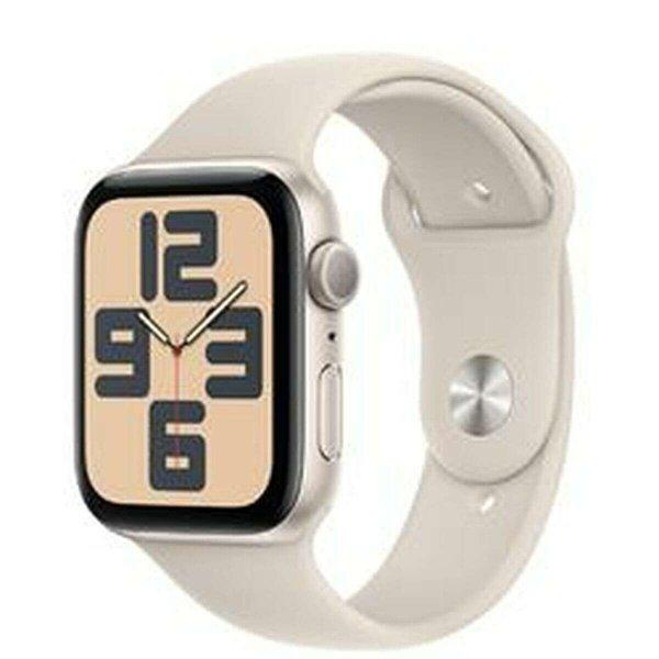Okosóra Apple Watch SE Fehér Bézs szín 44 mm