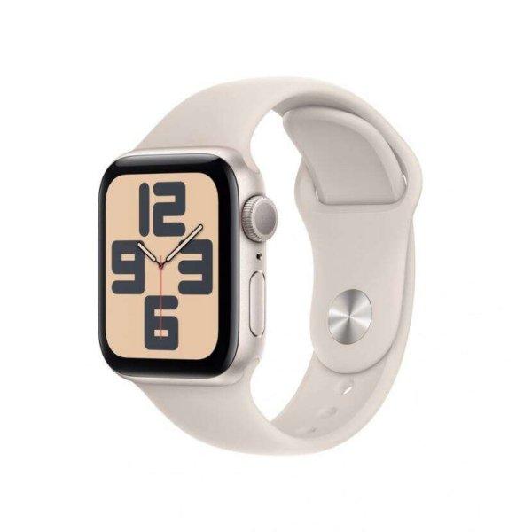 Apple Watch SE3 40mm fényes  aluminiumtok,csillagfény sport szíj
(APPLE-MR9V3QH-A)