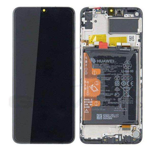 LCD kijelző érintőpanellel és előlapi kerettel és akkumulátorral Huawei
Y6P fekete [02353Lkv] (gyári)