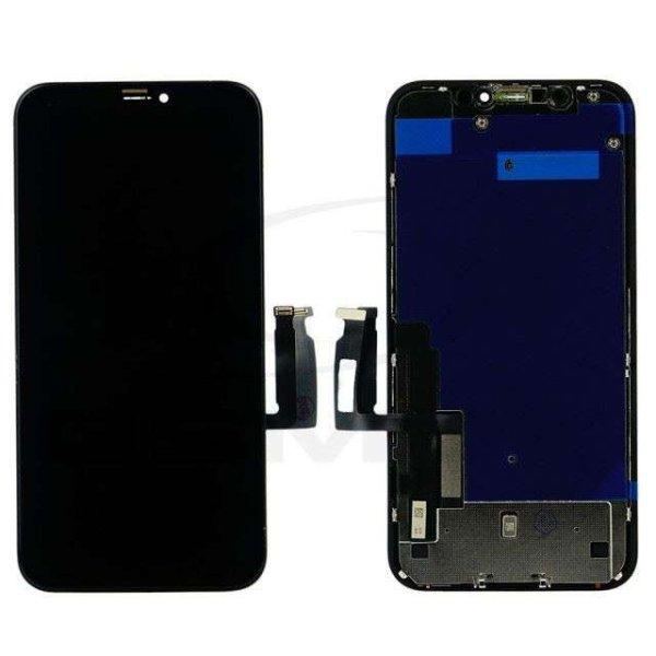 LCD kijelző érintőpanellel és előlapi kerettel iPhone Xr fekete [FHD
Incell] A1984