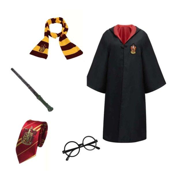 Harry Potter jelmezkészlet KidMania® kiegészítőkkel 7-9 éves korig 135 cm