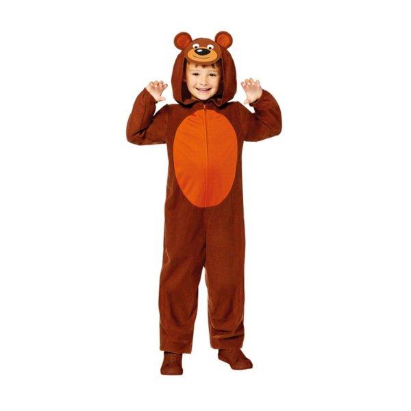 Onesie KidMania® medve jelmez 6-8 éves gyerekeknek 128 cm