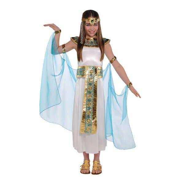 Kleopátra királynő jelmez 10-12 éves gyermekek számára 146 cm