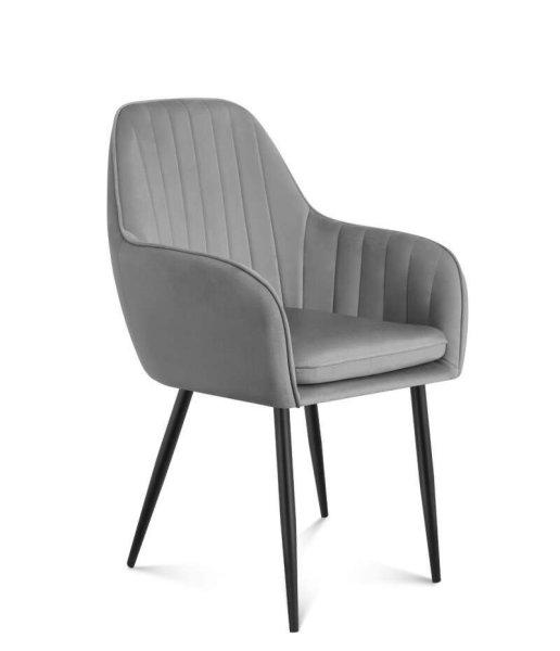 Modern ebédlő szék étkezőszék irodai szék puha szivaccsal, kényelmes
szék 6.0, Szürke