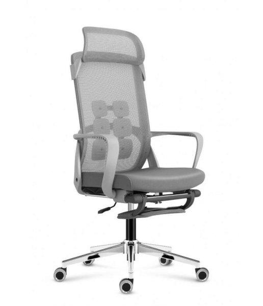 Manager Ergonomikus irodai szék kényelmes irodai szék 3.6, Állítható
magasság, lábtámasz, Szürke