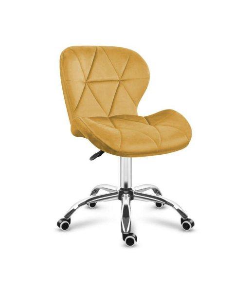 Kalifornia kényelmes irodai szék, Future 3.0, Bársony Sárga