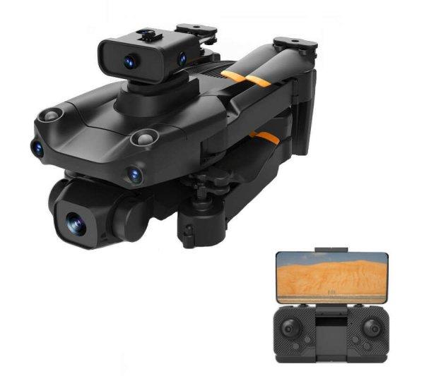 Toys Sky S172 Max Drón, dupla HD kamera, intelligens akadálykerülés, élő
közvetítés telefononra, Fekete