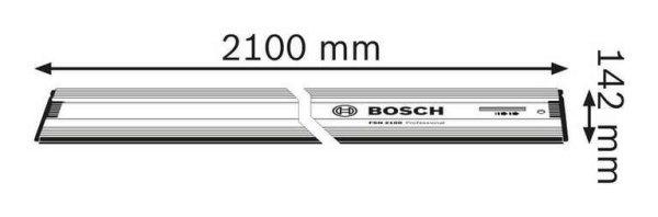 Bosch FSN 2100 Vezetősín - Ezüst