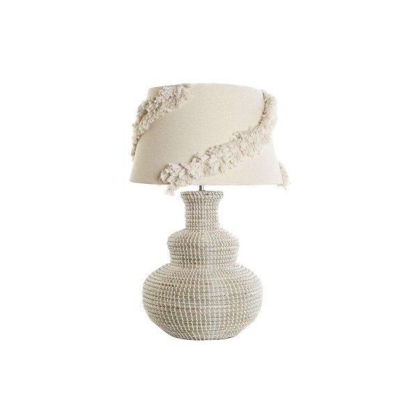 Asztali lámpa DKD Home Decor Fehér Barna 50 W 220 V 42 x 42 x 70 cm