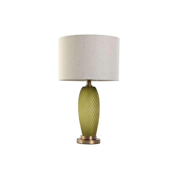 Asztali lámpa Home ESPRIT Zöld Bézs szín Aranysàrga Kristály 50 W 220 V 36
x 36 x 61 cm