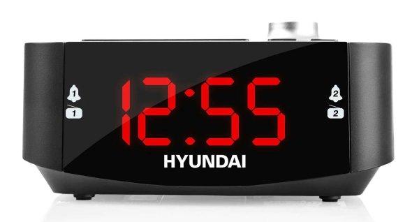 Hyundai RAC 201 PLL BR Rádiós ébresztőóra - Fekete