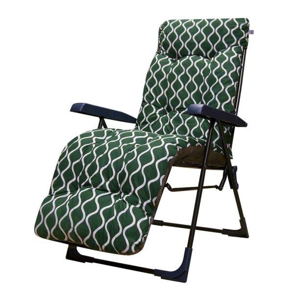 Patio Malaga Plus összecsukható kerti szék lábtartóval fekete fehér
