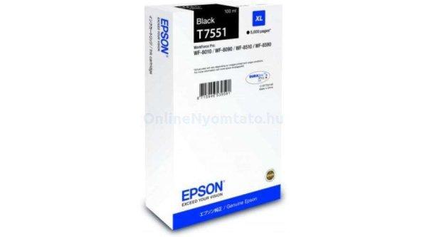 EPSON - T7551 BK EREDETI TINTAPATRON