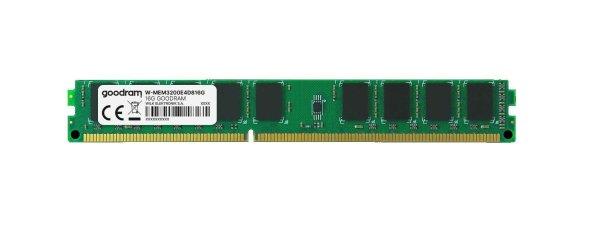 Goodram 16GB 3200MHz ECC UDIMM W-MEM3200E4D816G memória 1 x 16 GB DDR4