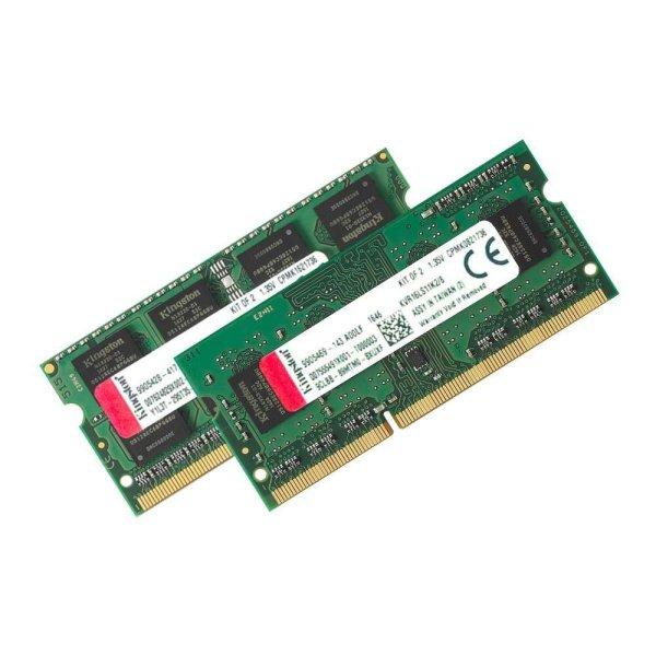 Notebook DDR3L Kingston 1600MHz 8GB - KVR16LS11K2/8 (KIT 2DB)