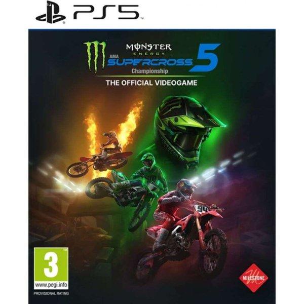 Monster Energy Supercross - The Official Videogame 5 (PS5 - Dobozos játék)