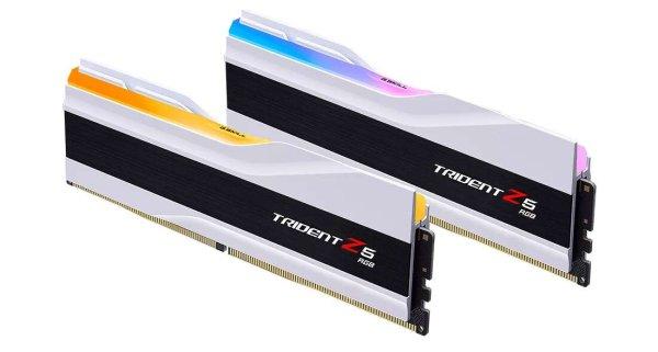 G.Skill 48GB / 8200 Trident Z5 RGB CL40-52 DDR5 RAM KIT (2x24GB) - Fehér