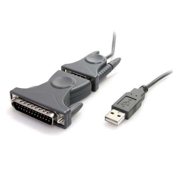 Startech - USB to RS232 DB9/DB25 Serial Adapter Cable - M/M - 90CM