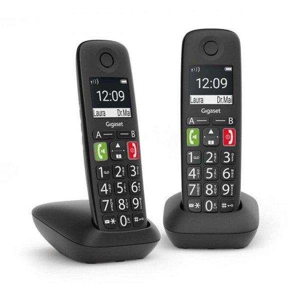 Vezeték Nélküli Telefon Gigaset E290 Duo Fekete
