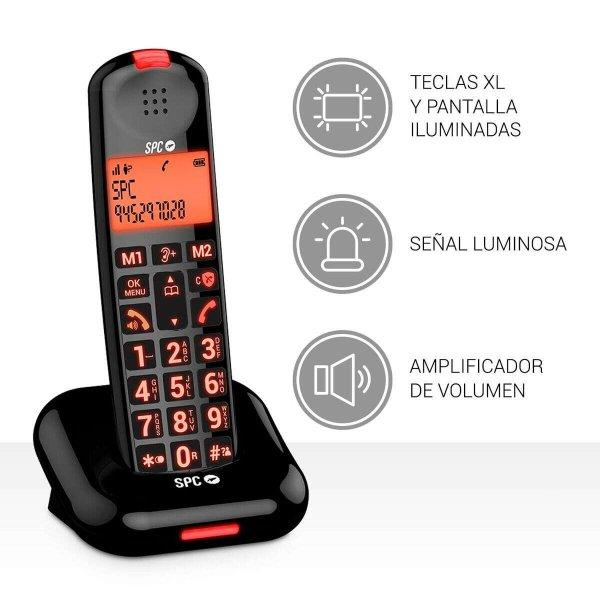Vezetékes Telefon SPC Fekete