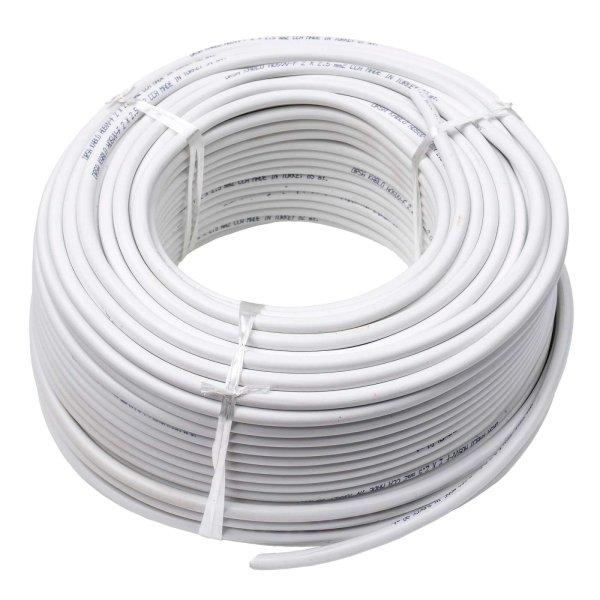 Elektromos kábel 3x2,5, fekete, három vezetékes 2,5 mm keresztmetszetű,
tekercs 100 m hosszú