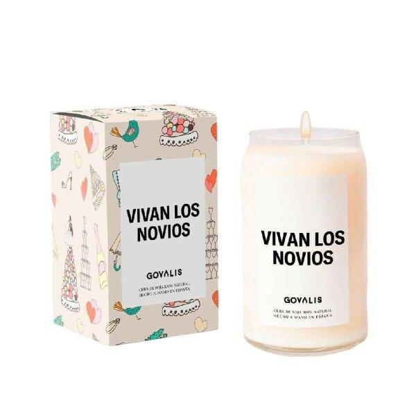 Illatosított Gyertya GOVALIS Vivan los Novios (500 g)