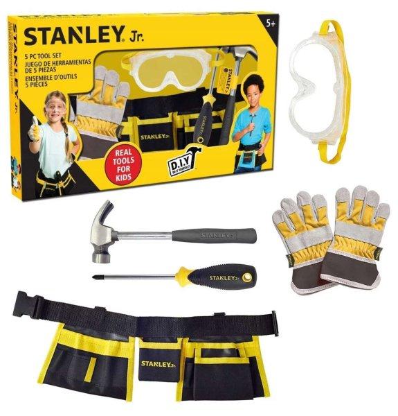 Stanley Jr 5 az 1-ben szerszámkészlet gyerekeknek fém építőjáték