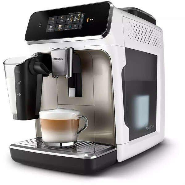 Philips EP2333/40 2300 LatteGo tejhabosítóval fehér-króm automata
kávéfőző