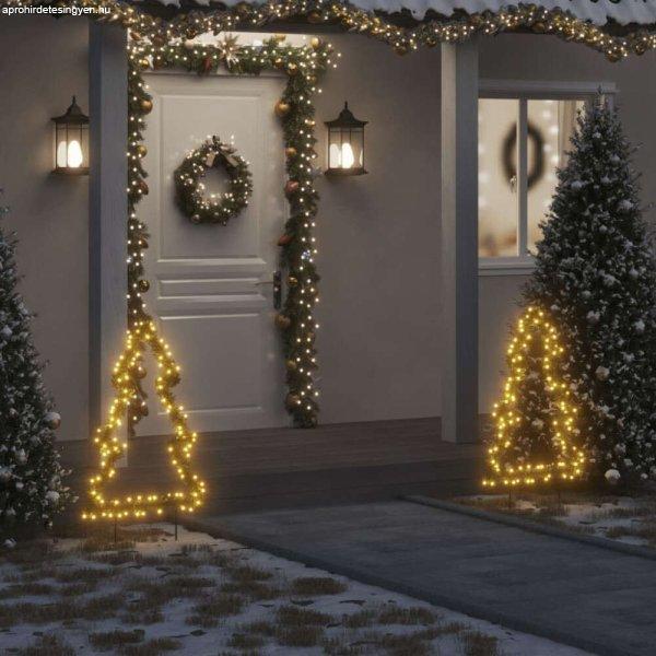 karácsonyi fa fénydekoráció cövekkel 115 LED 90 cm